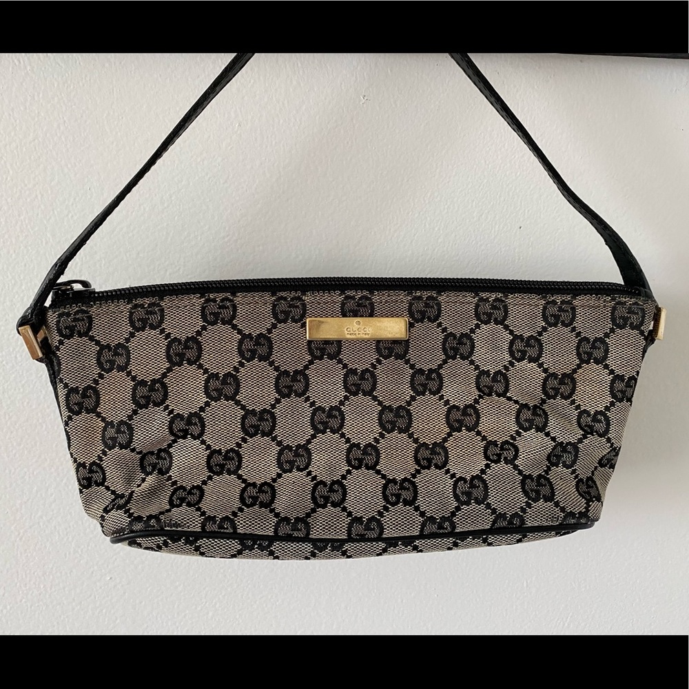 Gucci Canvas Boat Pochette